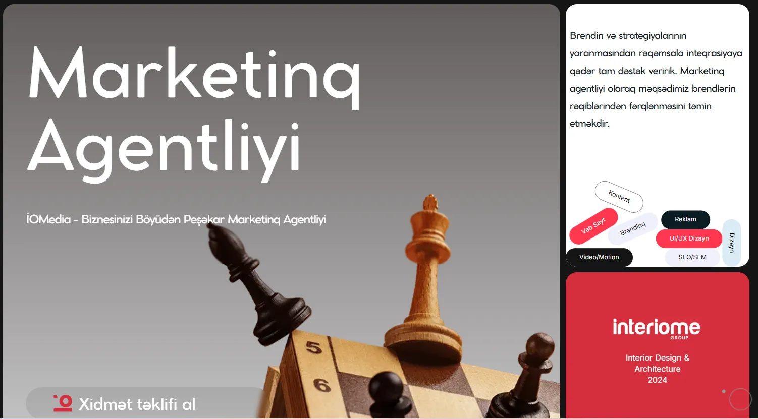 IOMedia SEO, frontend və texniki optimizasiya layihəsi
