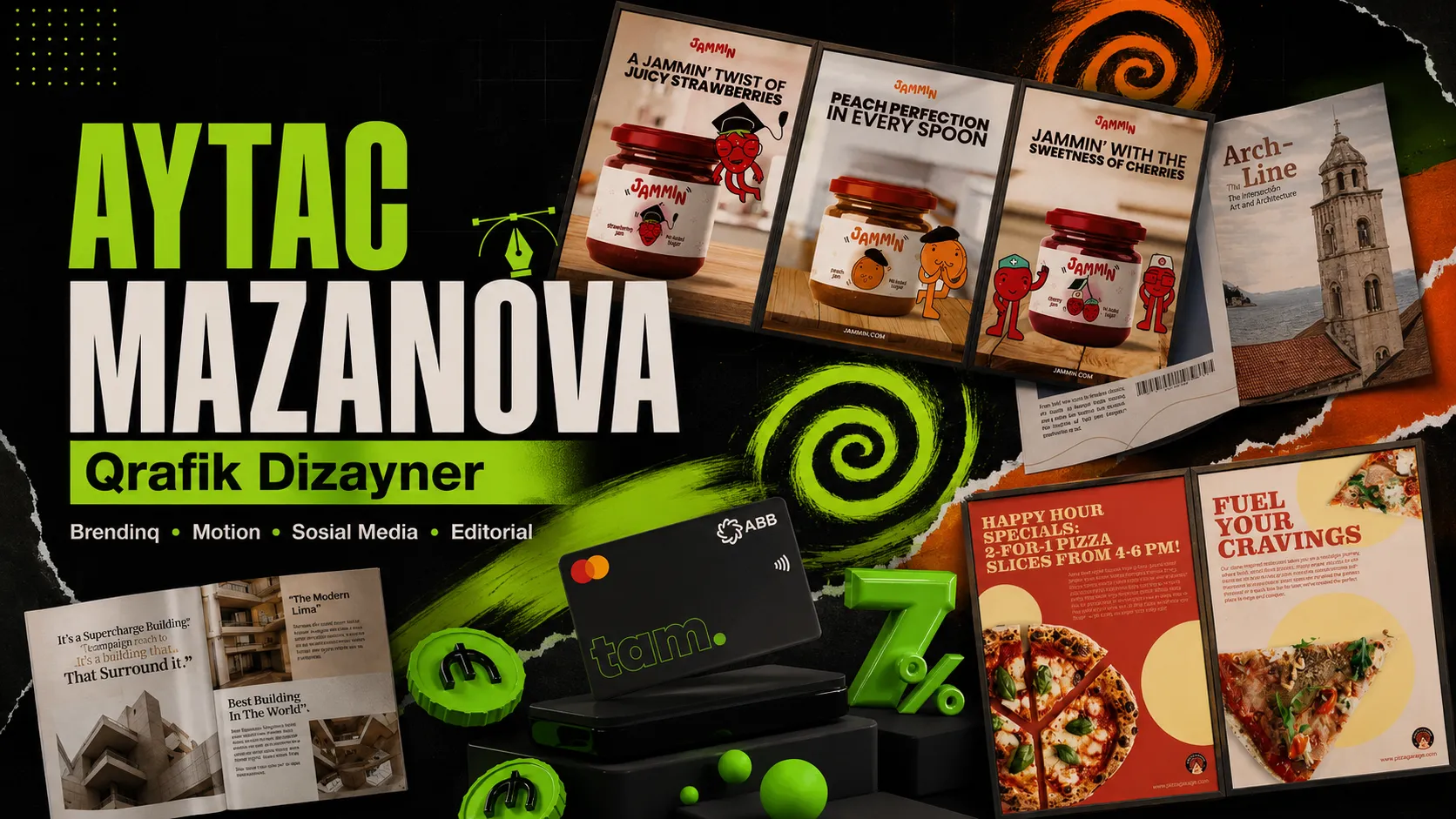 Aytac Mazanova Kimdir? Qrafik Dizayn və Brendinq Yanaşması